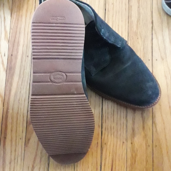 Blue suede laceup - Picture 2 of 2